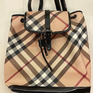 Burberry Nova Check Backpack w/COA